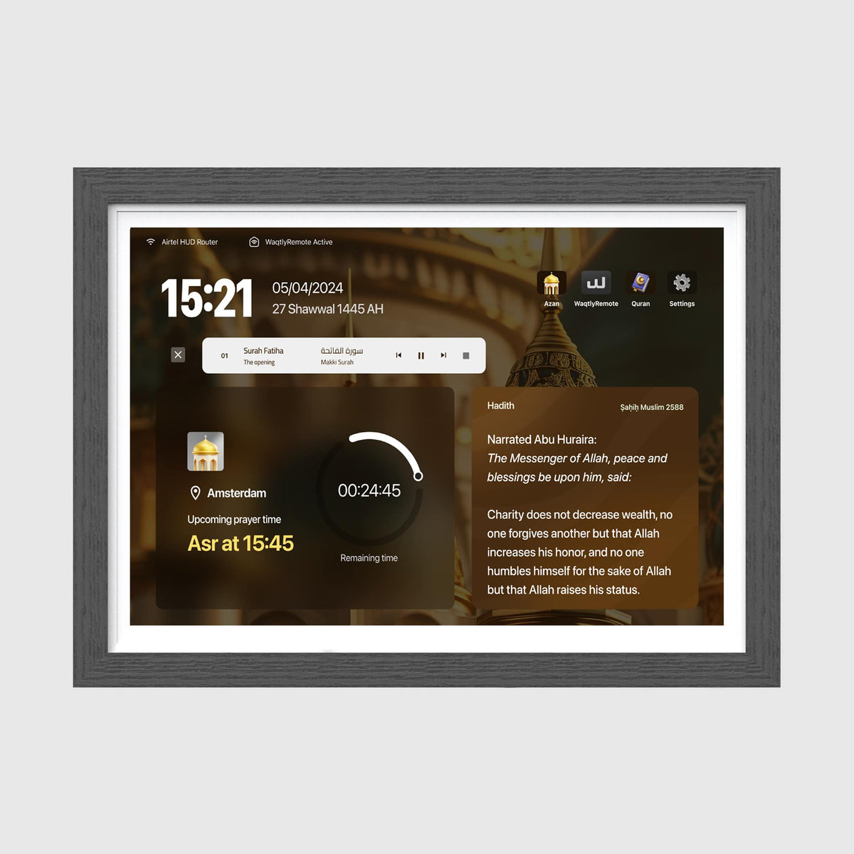 Waqtly Plus • 13,5 inch