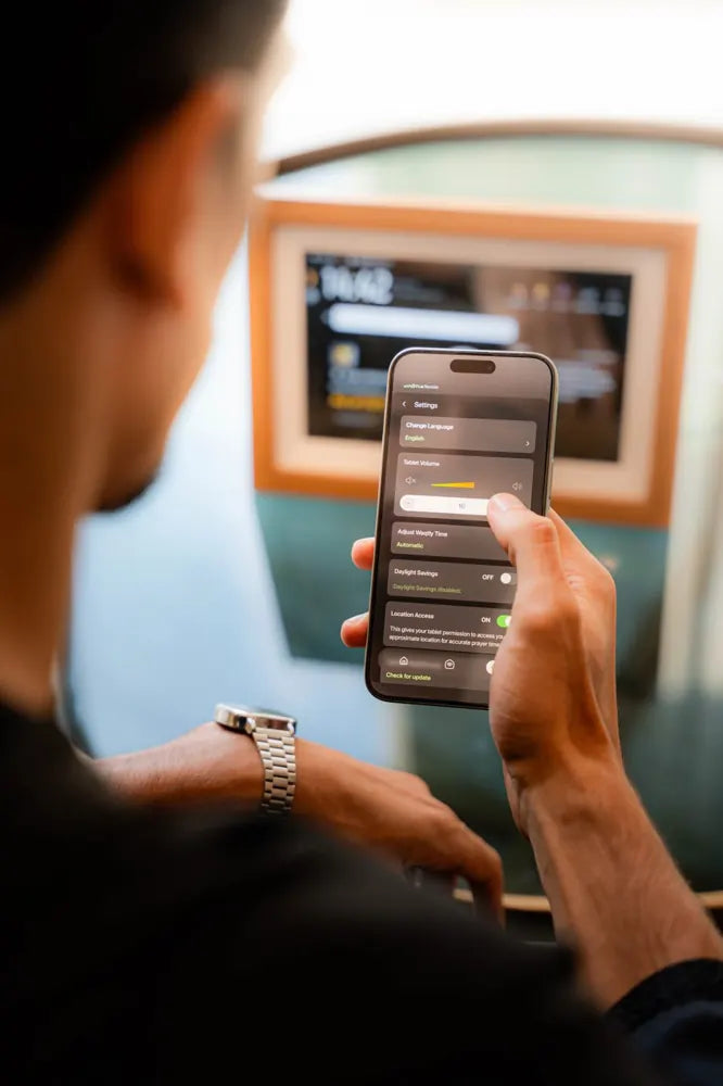 Control Waqtly with the Remote app